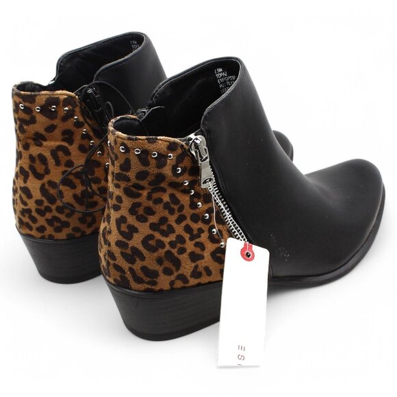 Esprit Tonya Ankle Boots, Black Leopard, Women's - Picture 5 of 8